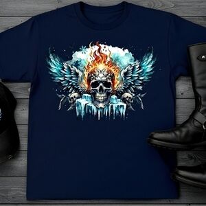 Gothic Western • Dark Fantasy • Biker Style • Unisex Graphic Shirt